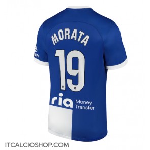 Atletico Madrid Alvaro Morata #19 Seconda Maglia 2023-24 Manica Corta